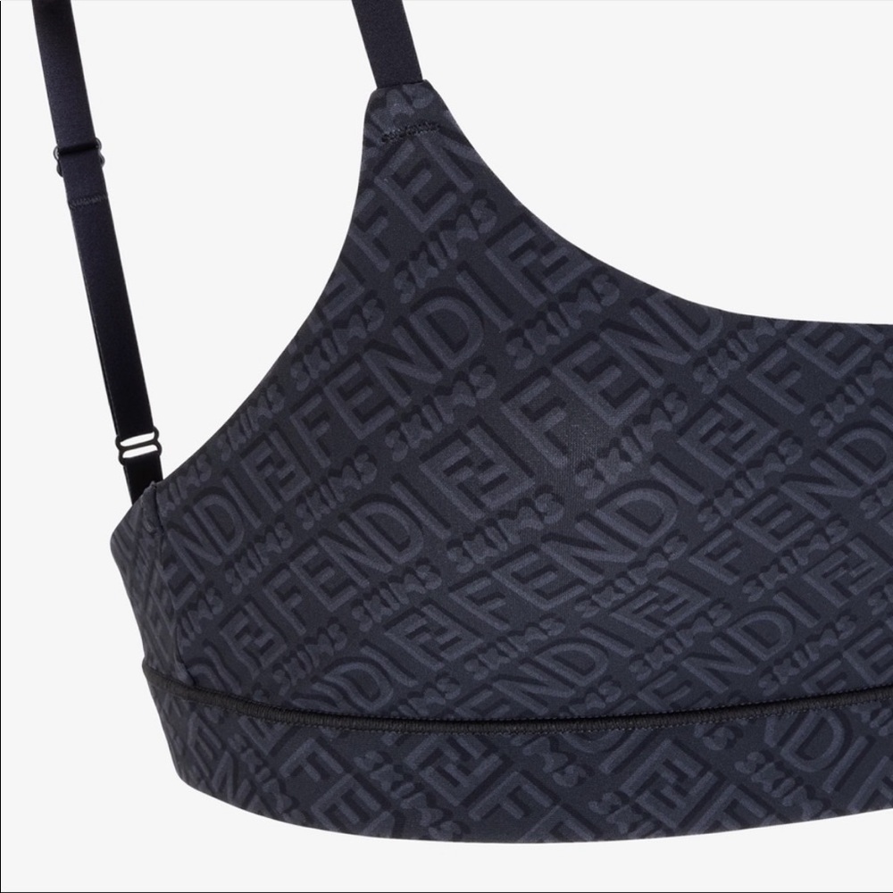 SOLD…. Fendi x Skims bralette (black)